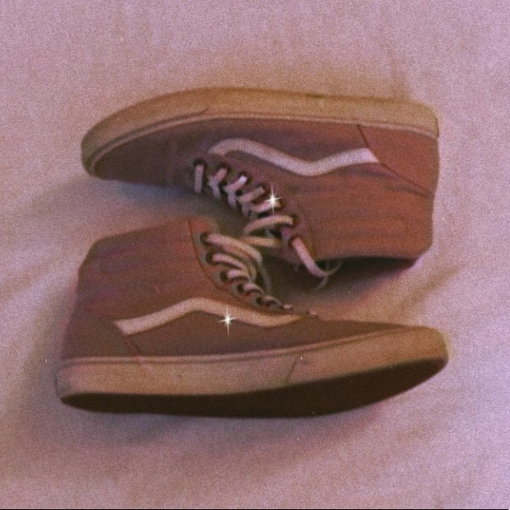 Dusty Pink Vans Sk8 Hi Hightops